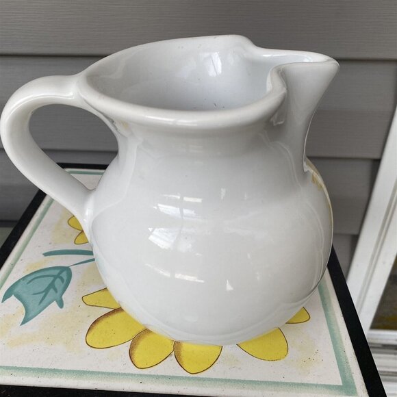 Vintage Pitcher Creamer Abbiamo Tutto by Spigarelli Sunflower Made in ITaly - Picture 4 of 8